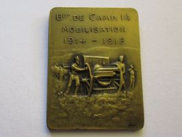 Médaille Bttr. de Camp.14 mobilisation 1914-1918