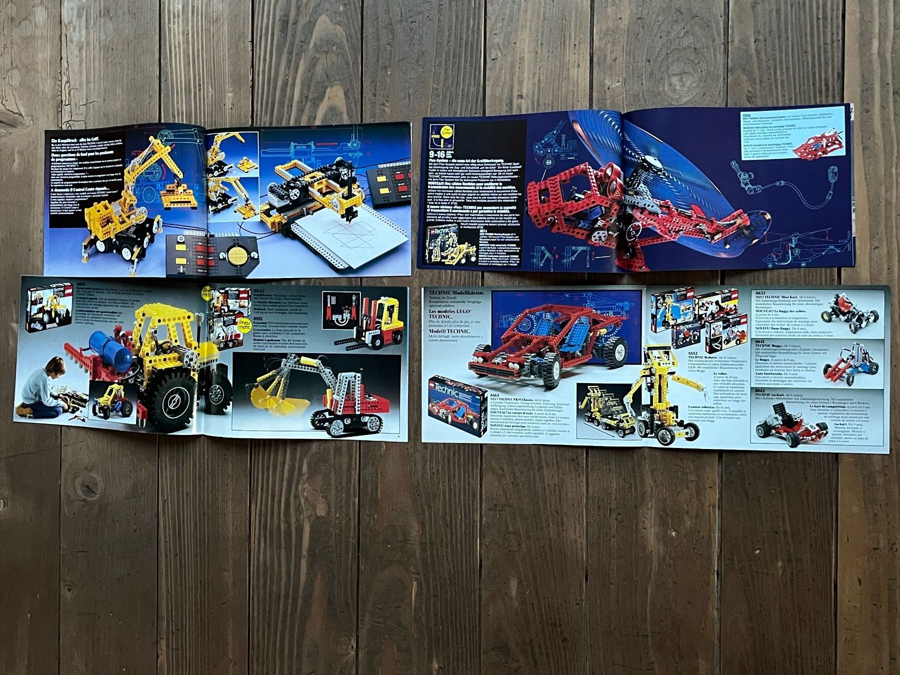 Lego Documenti: Vier Lego Technic Prospekte 1987/88/90/91 – Usato da Winterthur venduto da Wusa01 2