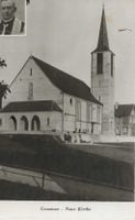 Geuensee LU Neue Pfarrkirche Pfarrer ca. 1940
