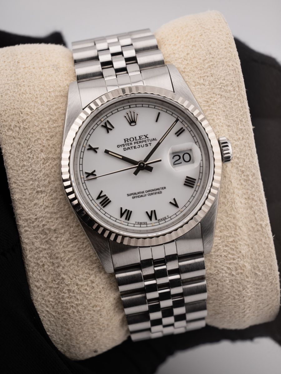 Rolex Orologi: Rolex Datejust 36mm weiss 16234 – Usato da Zürich venduto da Timely_Deals