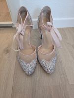 Betsey Johnson Glitzer Pumps, neuwertig, Grösse 38