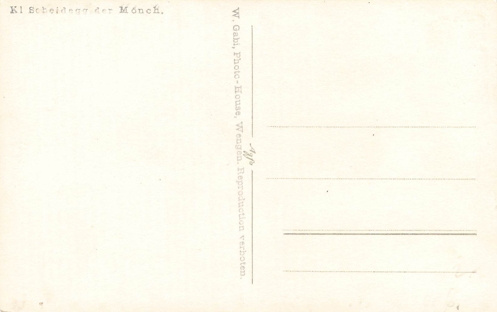 Cartoline postali: Kleine Scheidegg BE Mönch 4105 m Berghotel – Usato da Biasca venduto da Blenio71 1