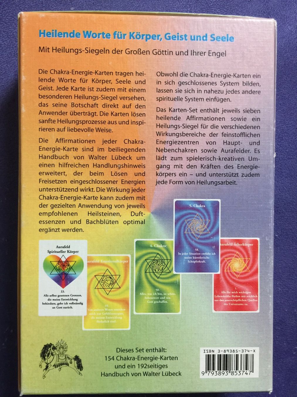 Bücher: Charkra-Energie Karten – Gebraucht aus Tafers von Hinaya 1