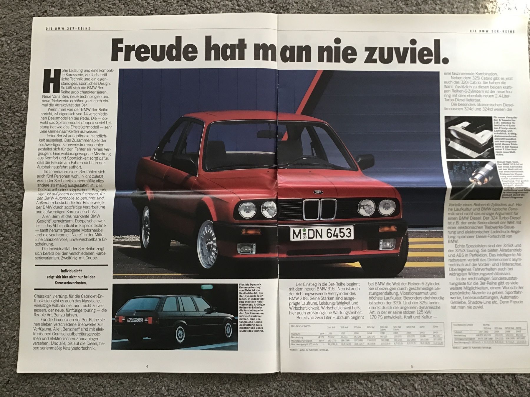 BMW Documenti: BMW Programm Verkaufsprospekt 16 Seiten 2/1987 – Usato da Scherzingen venduto da Starseller62 2