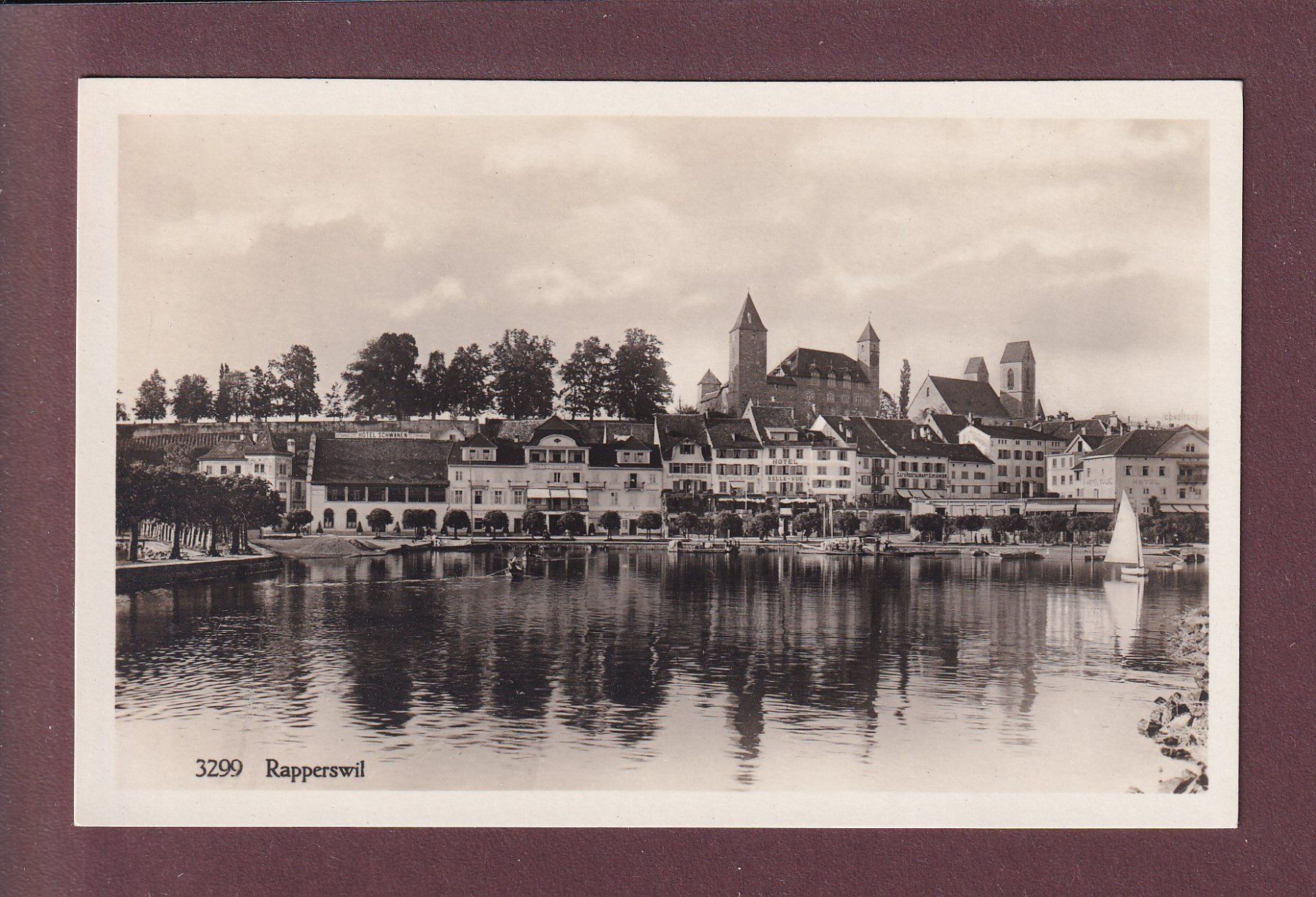 Ansichtskarten: RAPPERSWIL – Gebraucht aus Pully von nicecards