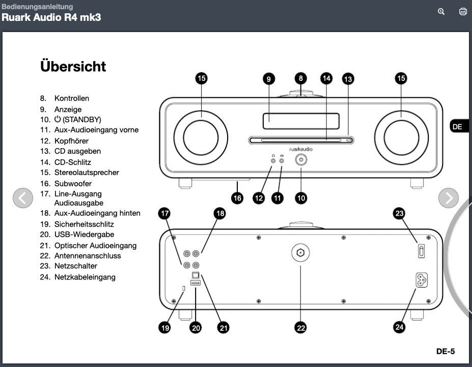 Ruark Radio: Ruark Audio R4 MK3 soft black DAB+ – Nuovo (secondo la descrizione) da Jona venduto da Versteigerungen 1