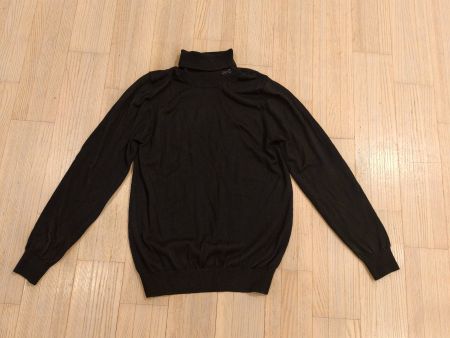 Pullover 100% Merinowolle Gr. S Schwarz