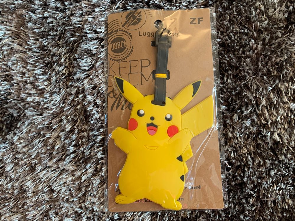 Luggage Tag Kofferanhänger Adressanhänger Pikachu | Kaufen auf Ricardo