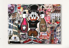 Pop Art Kunst Dagobert Duck Solothurn City Champagner Museum