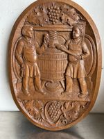 Geschnitzter Fassdeckel Weinfass