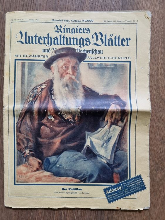 Historische Zeitschrift 1934 (Gebraucht) in Bern für CHF 1 – mit ...