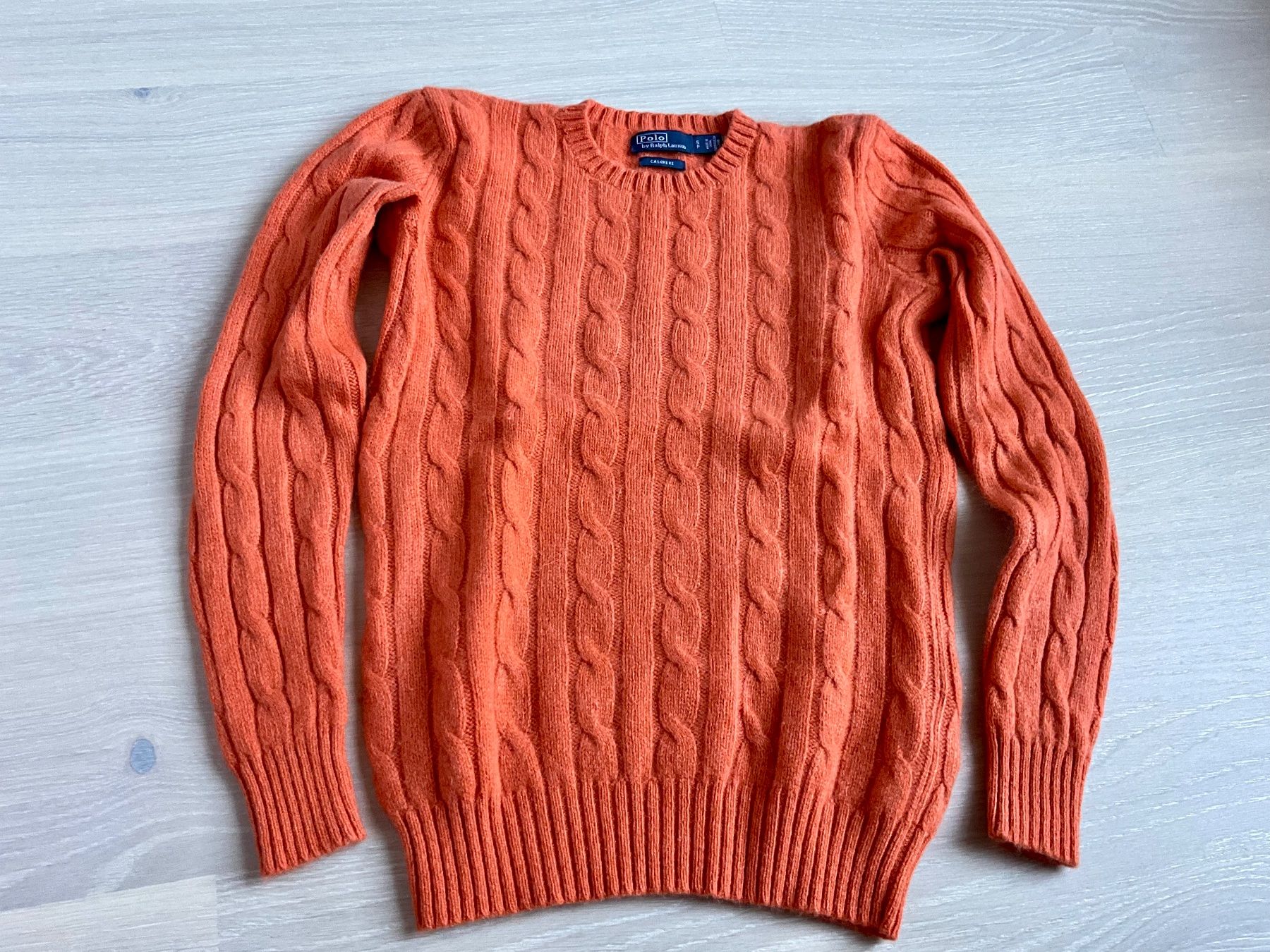 Ralph Lauren Maglioni & Felpe: Pull Ralph Lauren cachemire orange – Usato da Meinier venduto da Izabelaanna