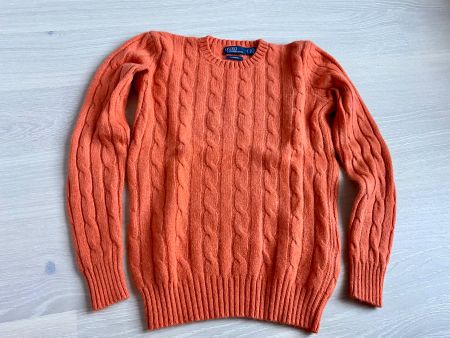 Pull Ralph Lauren cachemire orange