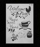 Malschablone Shabby Chic