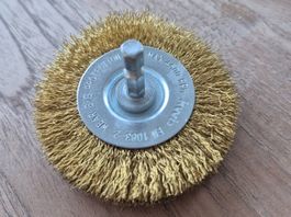 Messing Drahtbürste Ø 75mm - Ideal für Schleifarbeiten!