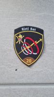 CH Armee / Badge / Aufnäher /Ristl Bat 20 /braun /ohne Klett