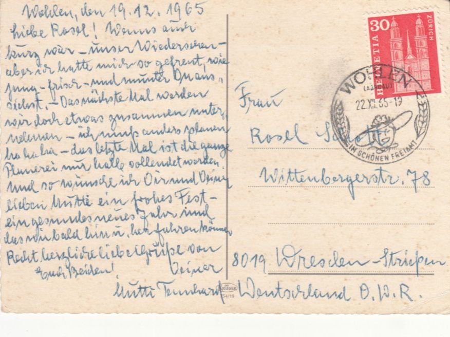 Cartoline postali: Schweiz 1965 – Usato da Bürglen TG venduto da StampGraf 1