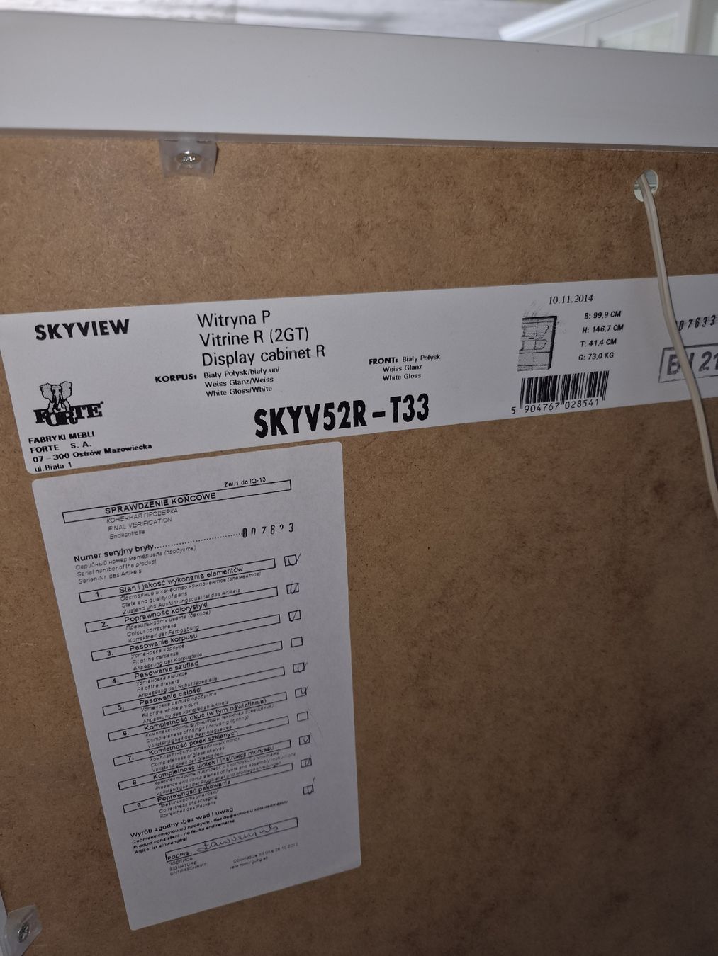 Vetrine: Forte Skyview Vitrine Fernsehmöbel Weiss – Usato da Dürrenäsch venduto da Uliu 6