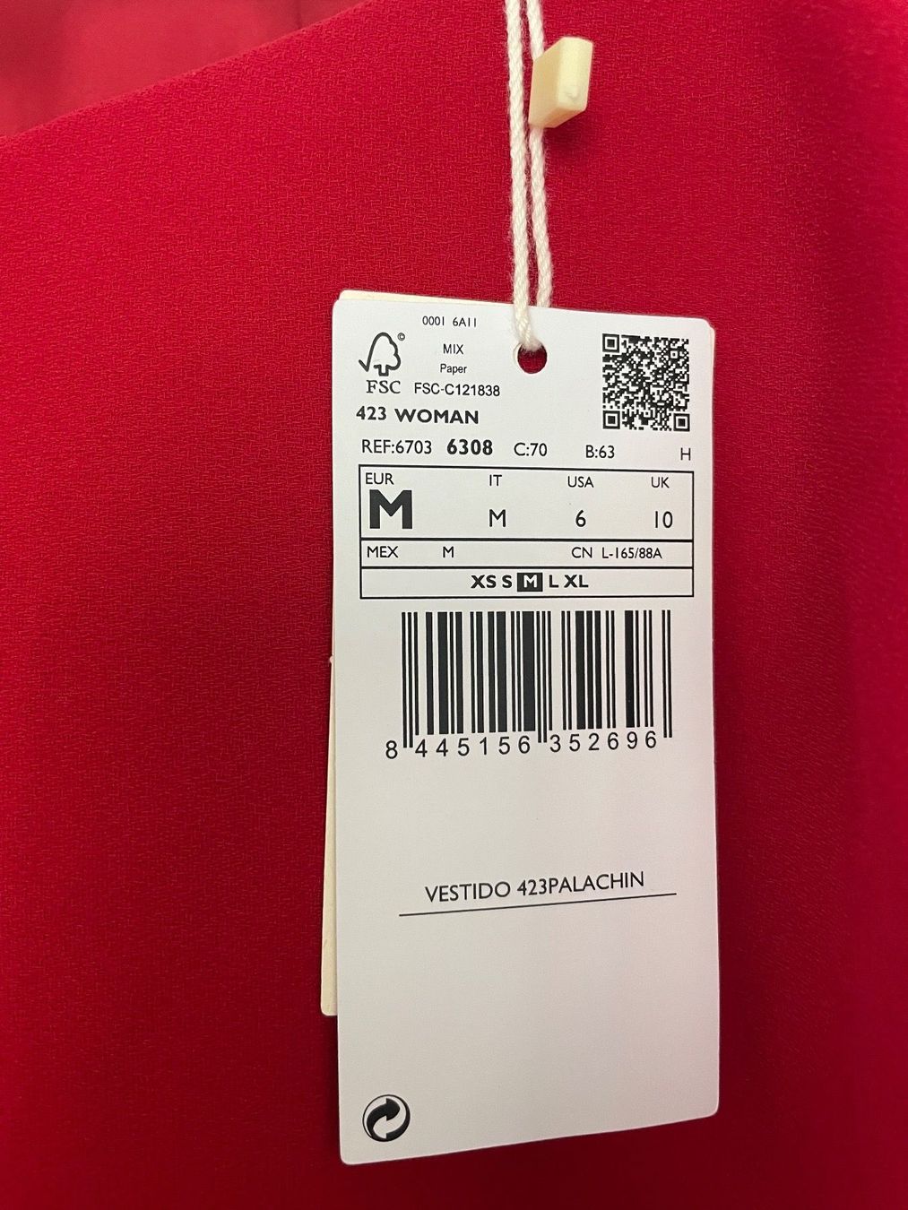 Mango Vestiti: Rotes One-Shoulder-Kleid, Gr. M, ungetragen – Nuovo (secondo la descrizione) da Chur venduto da adien 6