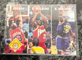NBA Hoops Scoring Leader 93 Card mit Michael Jordan