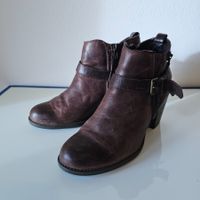 Vintage-Look Damen Stiefeletten Gr.40 - Rockige und sexy!