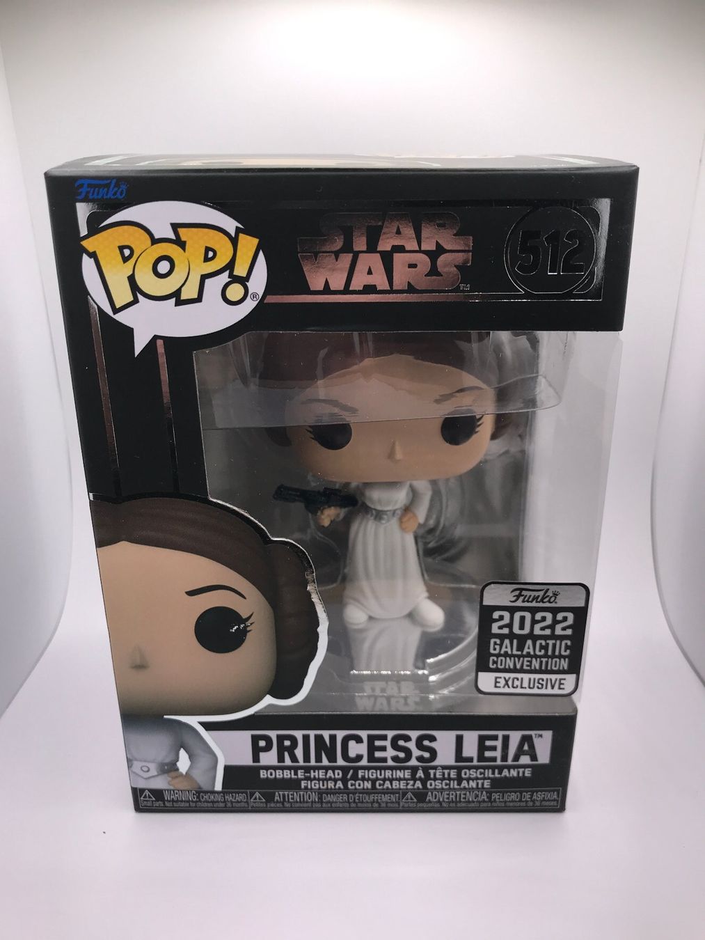 Funko Statuette: Funko POP - 512 - Princess Leia - Star Wars - Galactic Con. – Nuovo (secondo la descrizione) da Allschwil venduto da Bullach