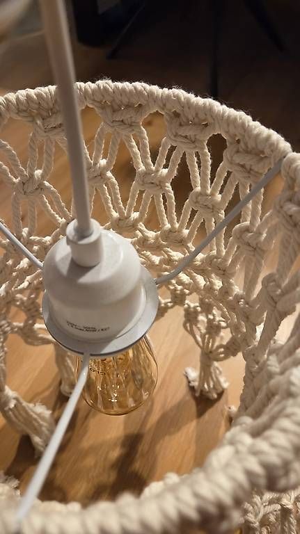 Alle Dekorationen: Makramee-Lampe im Boho-Stil – Gebraucht aus Balsthal von emotion99 1