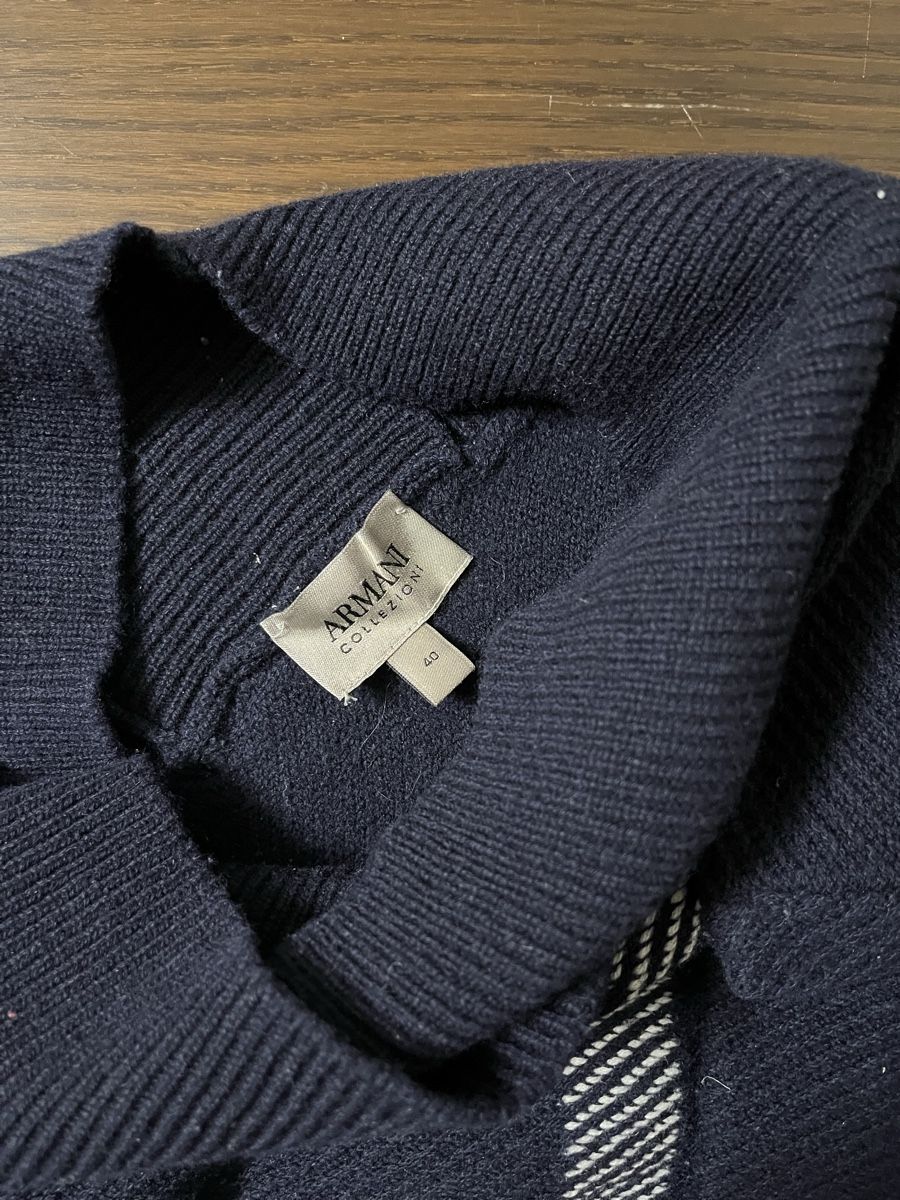 Armani Maglioni & Felpe: Armani Collezioni Pullover blau Gr. 40 – Usato da Meilen venduto da Blumenmeer86 2