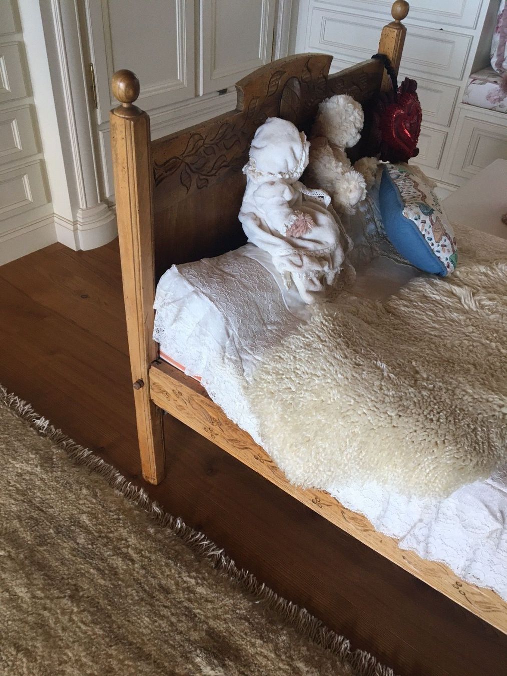 Betten: eine Rarität Jugendstil Kinderholzbett – Gebraucht aus Brione s. Minusio von BeatineWaldfee 2