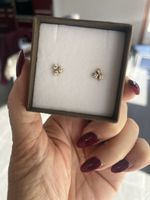 Clous d oreilles or jaune