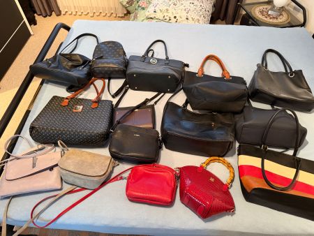 Lot: 15 Handtaschen, alle zusammen ab 1.—