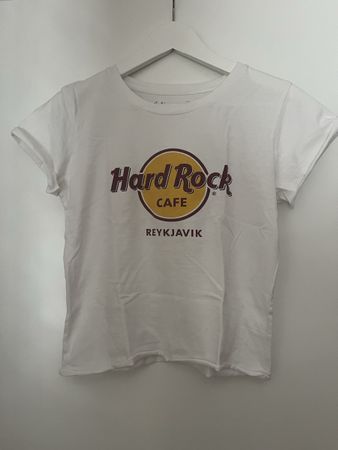 T-Shirt Hard Rock Cafe Reykjavik Weiss Grösse XS