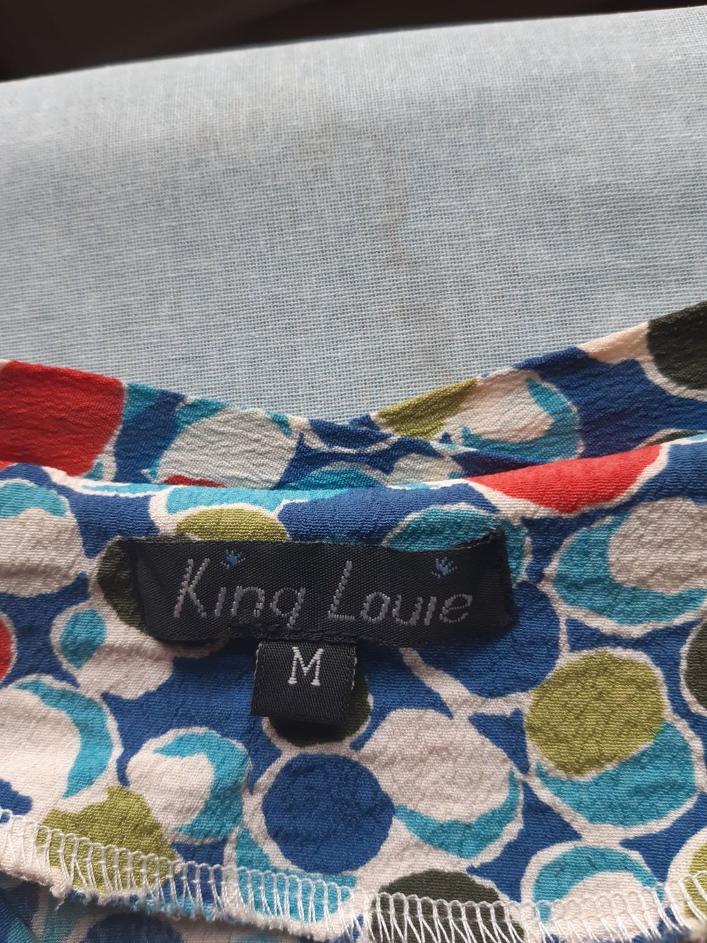 Vestiti: Kleid von King Louie, bunt – Usato da Arbon venduto da torso444 3