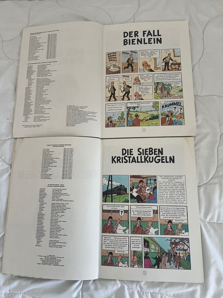 Comics: 4 Tim und Struppi Comics Konvolut – Gebraucht aus Steinach von Momoco 1