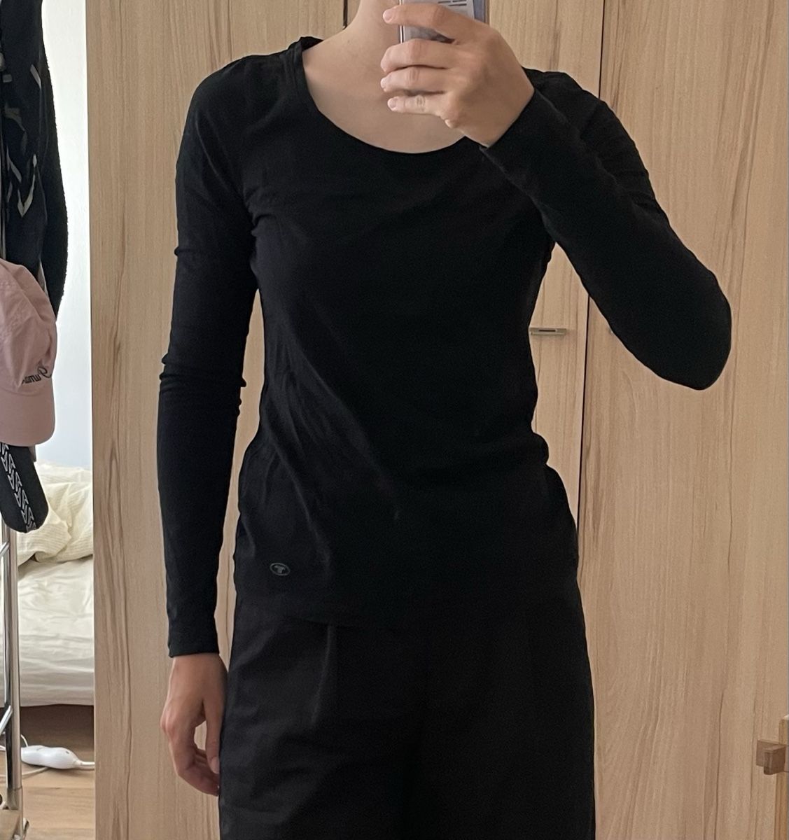 Top: TOM TAILOR Longsleeve / Langarm schwarz – Usato da Kriens venduto da elly24