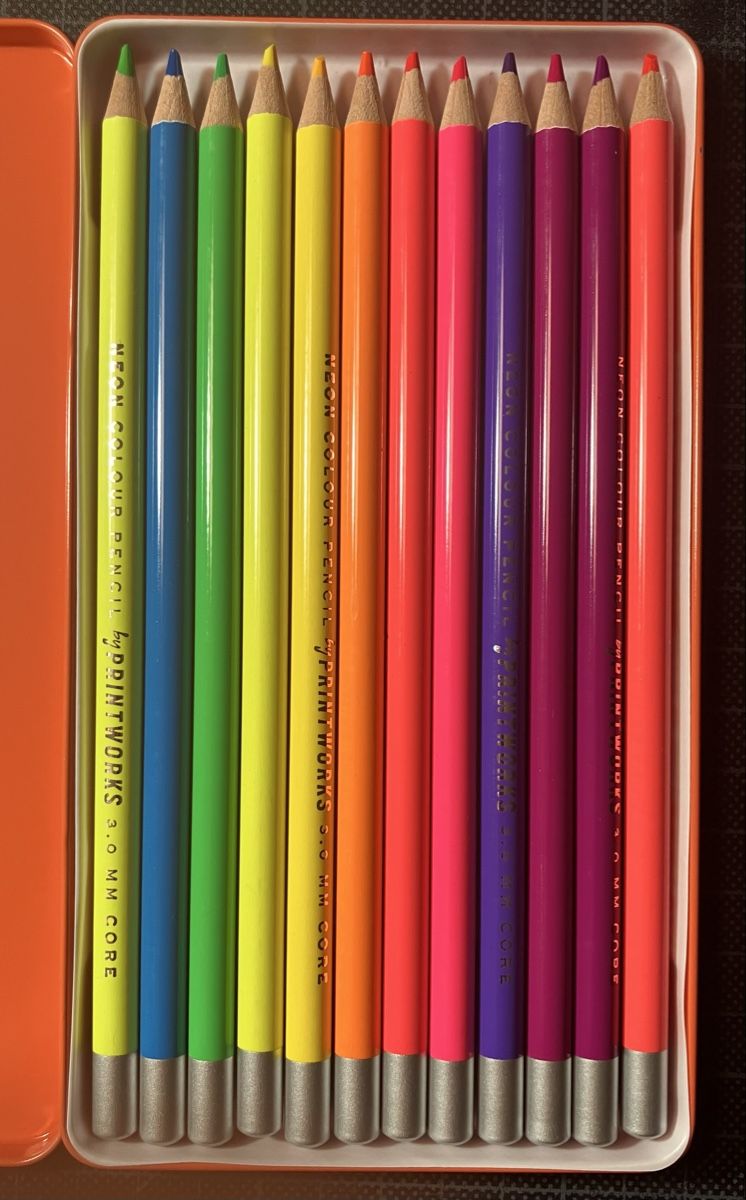Bleistifte, Farbstifte & Kreide: Neon Farbstifte – Neu (gemäss Beschreibung) aus Müntschemier von Ruebezahl2067 1