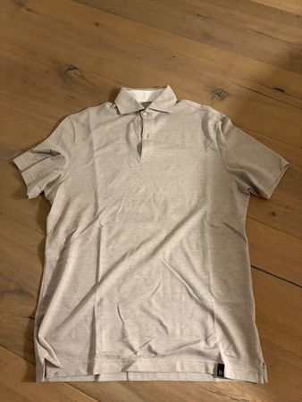 Polohemd Boggi Milano Baumwolle Leinen, Grösse M, neu!