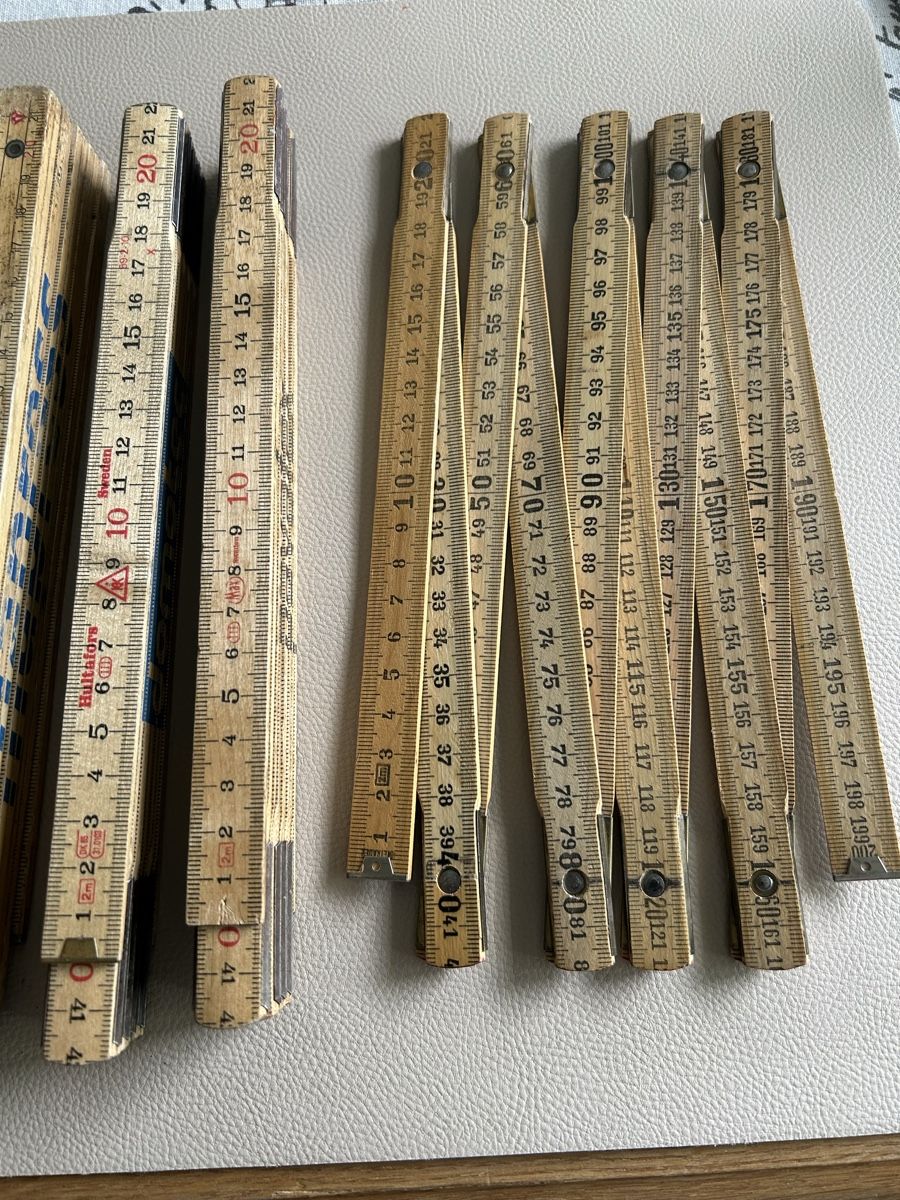 Misurare: Meter Zollstock Faltmeter – Usato da St.Gallen venduto da Willisg