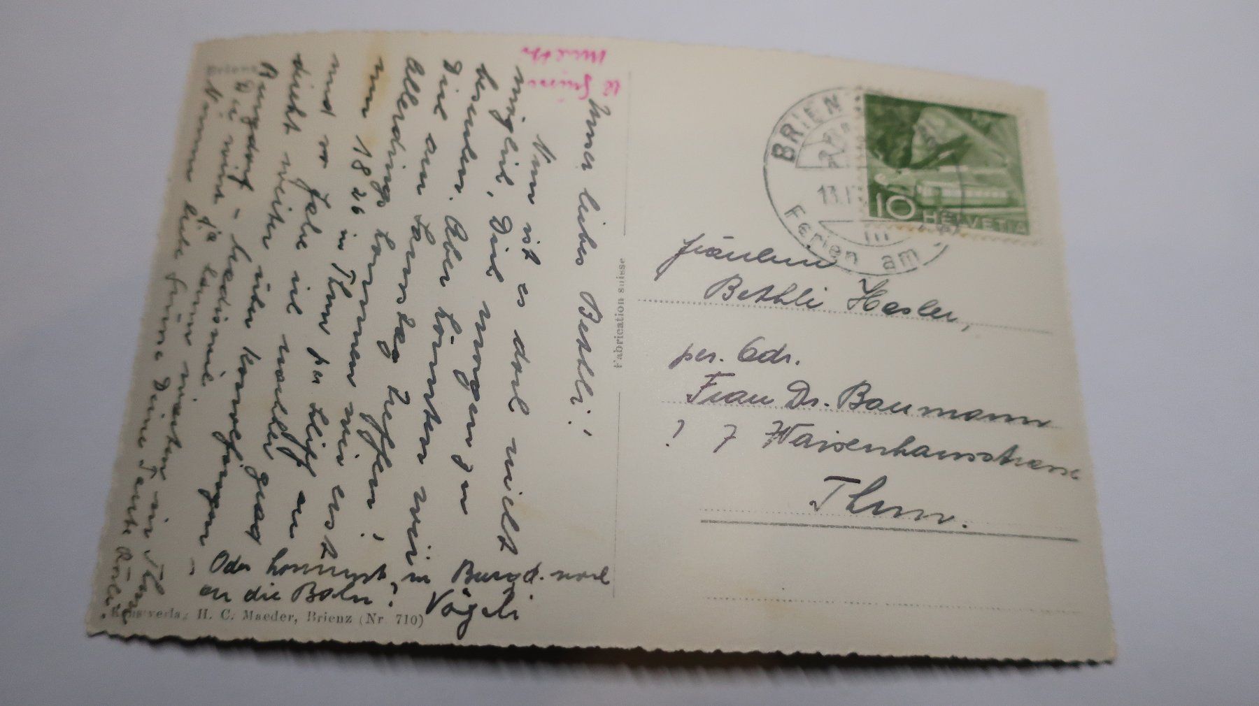 Cartes postales: Brienz – D'occasion à Cormoret par Pascalll2001 3