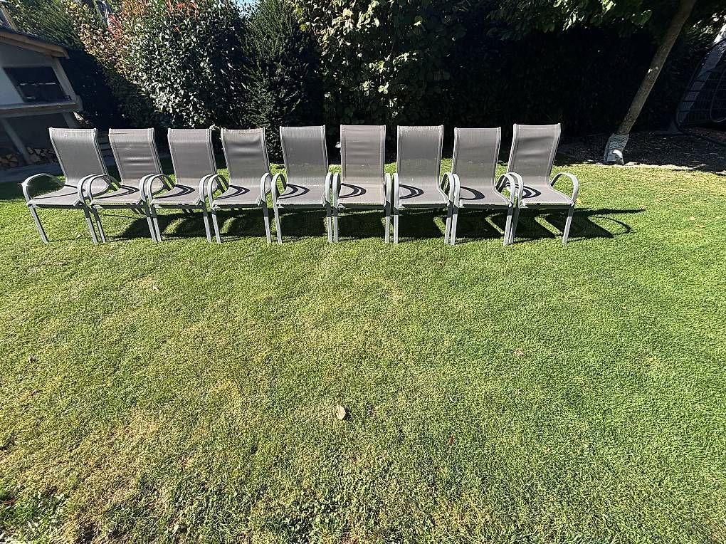 Chaises: Gartenstühle aus Alu – D'occasion à Schötz par flo_6llh