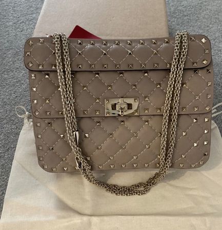 Valentino Garavani Medium Nappa Rockstud Spike Bag