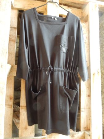 Tunika  100 glatte BW   * MADE IN ITALY *  L   FRANCE + neu
