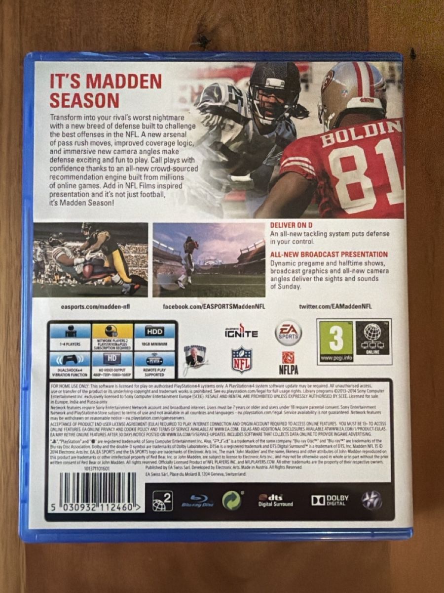 Spiele: Madden 15 – Gebraucht aus Weinfelden von fcsg93 1