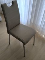 6 x Esszimmerstühle Kunstleder grau ab 1Fr.