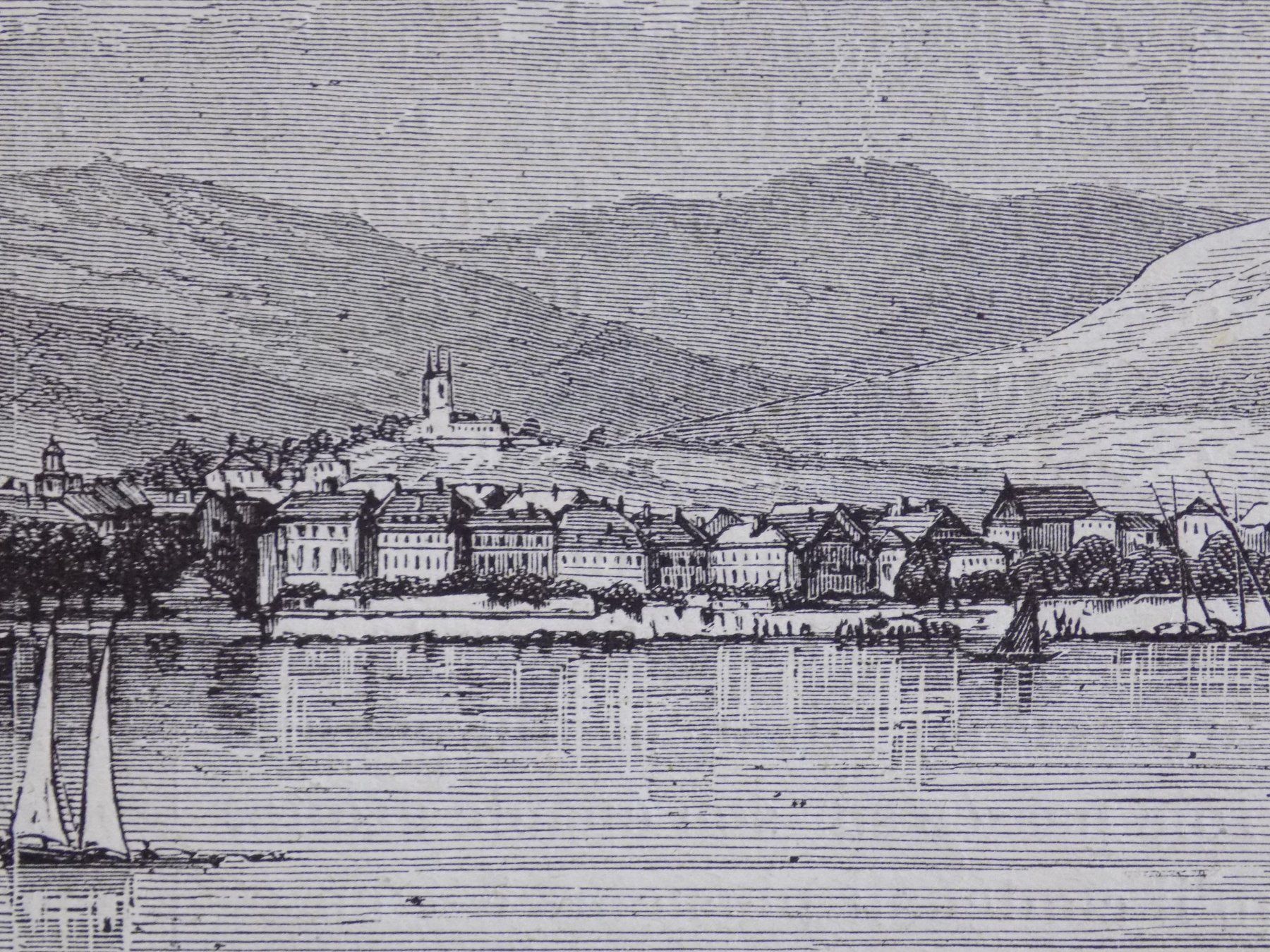 Incisioni: Vevey le tour du Lac – Usato da Risch venduto da Rischli15 7