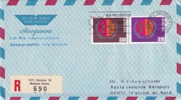 1. Kartenschluss Genf - Hanoi 1975, ab UNO