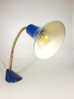 💡Einzigartige Vintage Tüten- Lampe / Bürolampe, Königsblau