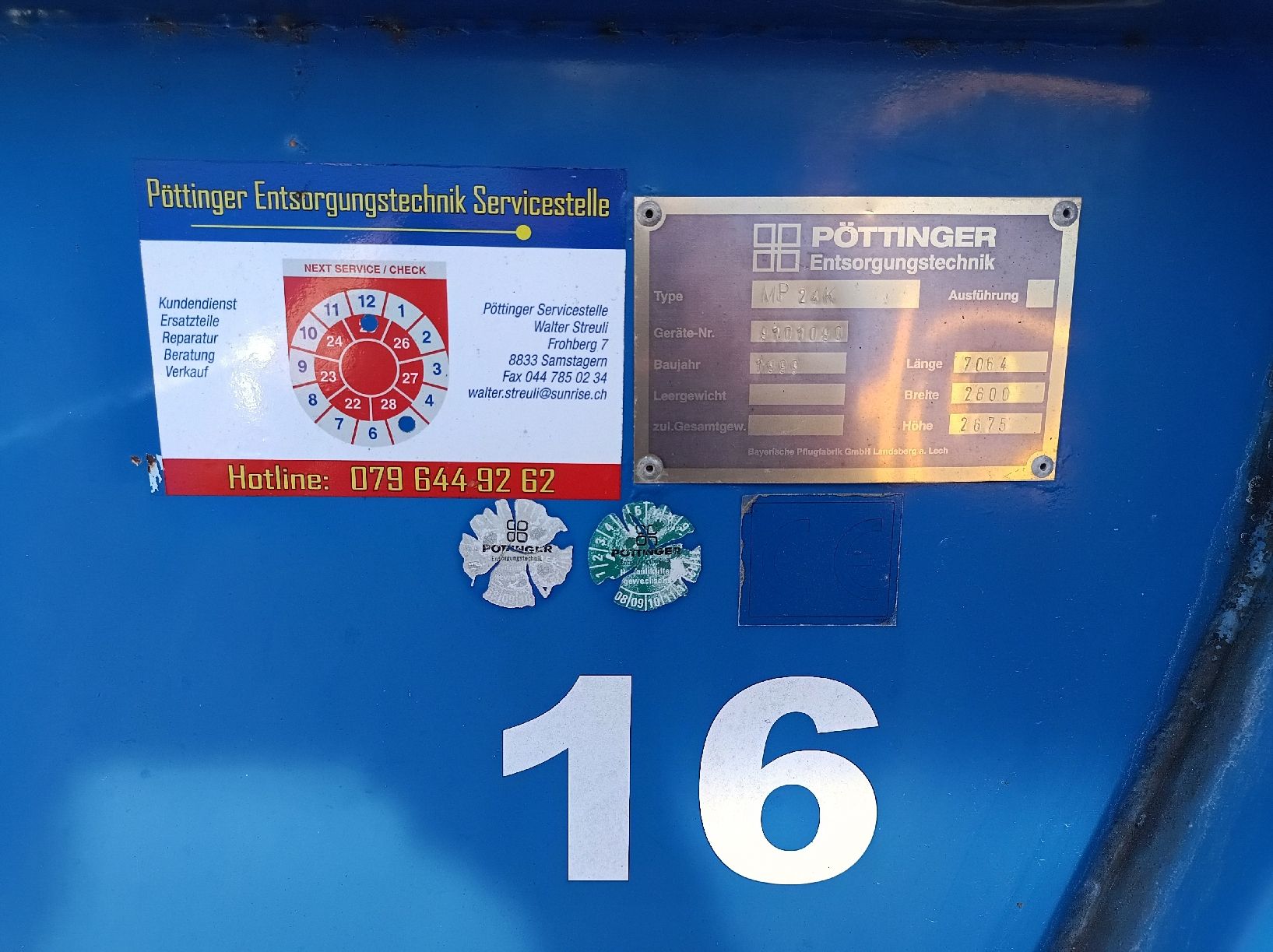 Pöttinger Baucontainer: Presscontainer 24m3 – Gebraucht aus Riet (Neftenbach) von arm_8255 1