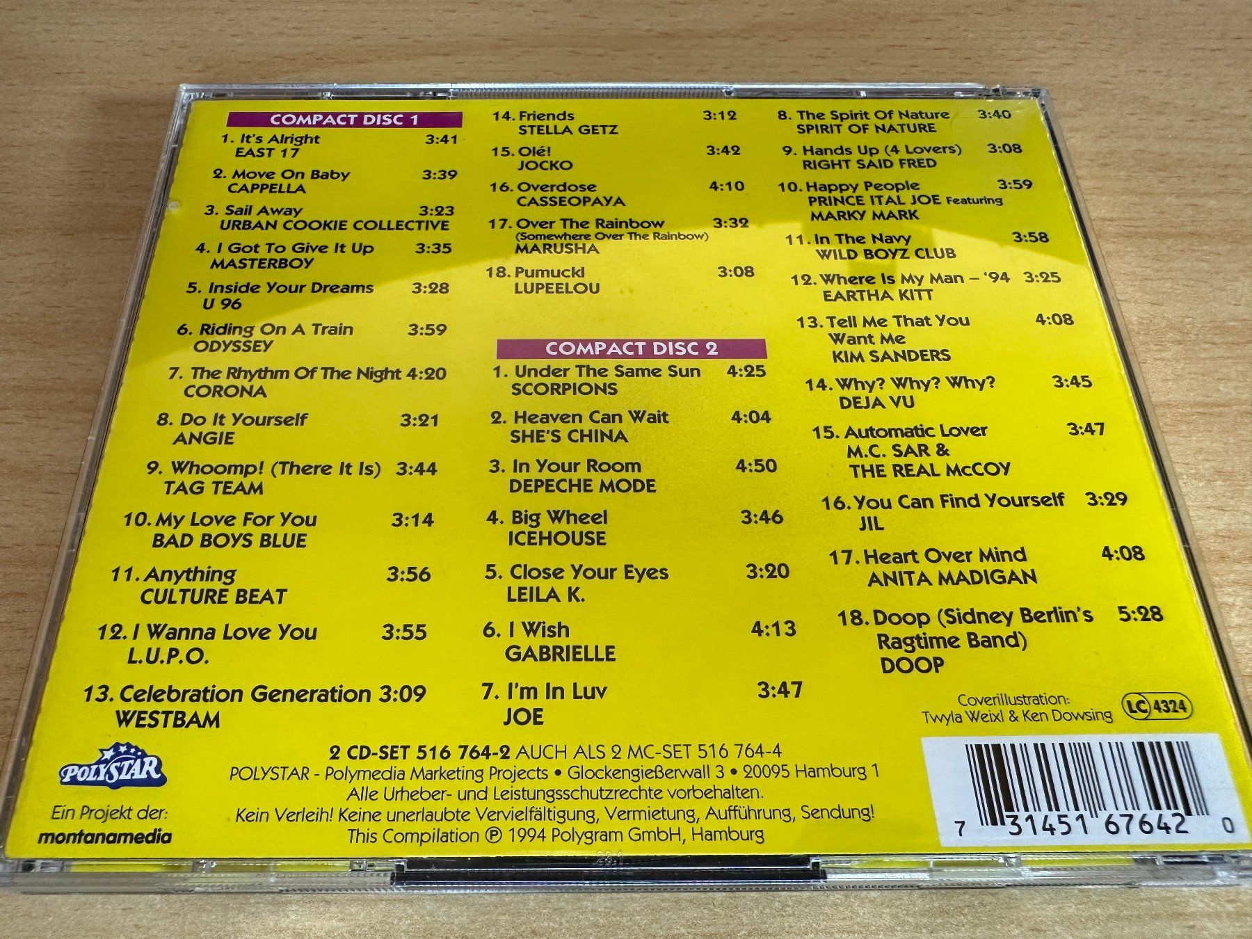 CD: Various – Formel Eins - 36 Turn Around Hits! - 2 CD – Usato da Rikon im Tösstal venduto da Alpenmutz 1