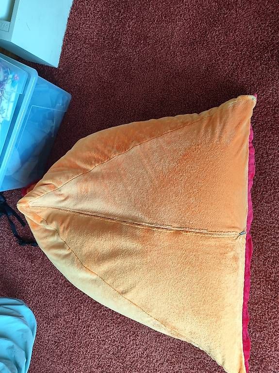 Nici Cuscini: Sitzsack Nici samt orange – Usato da Luzern venduto da doris88 1
